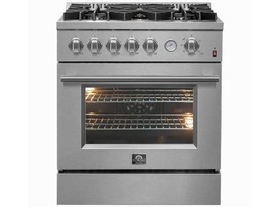 30" Forno Giovanni Gas 5 Burners 4.32 cu.ft. Convection Oven Range - FFSGS6274-30