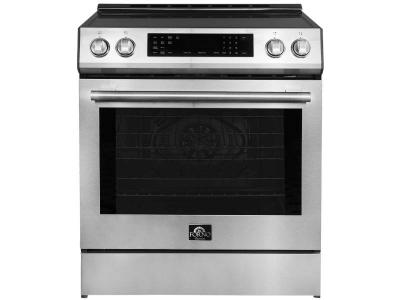 30" Forno Espresso Donatello Slide-In Induction Range Stainless-Steel - FFSIN0905-30