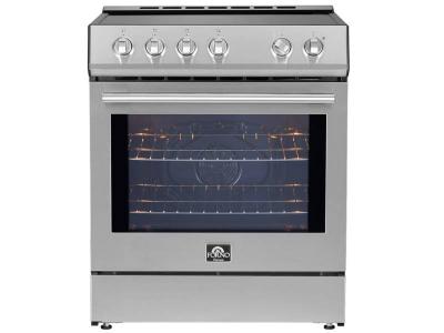 30" Forno Leonardo Espresso Slide-In Electric Induction Range - FFSIN0982-30