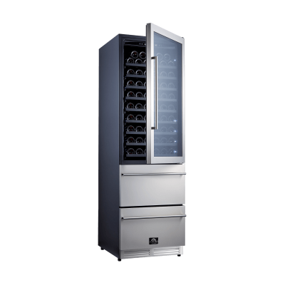 Forno Azienda Dual Temperature Zone 24” Wine Cooler -108 Bottles - FWCDR6628-24S