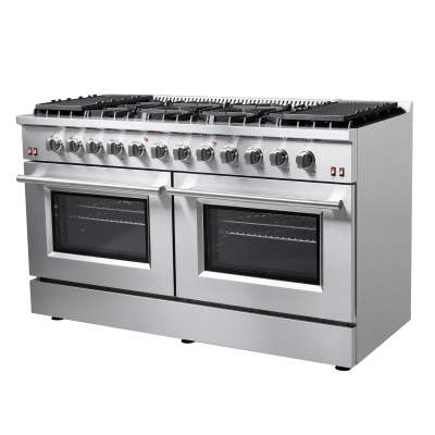 60" Forno Galiano  8.64 cu. ft. 10 Burners Double Convection Ovens Gas Range - FFSGS6244-60