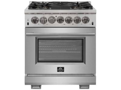 30" Forno Capriasca 4.32 cu.ft. True Convection Oven Dual Fuel Range - FFSGS6187-30