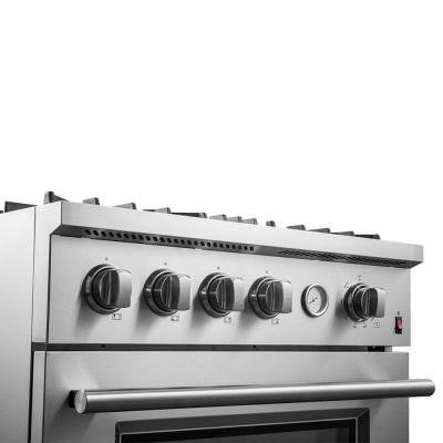 30" Forno Marco Gas Range 4 Burners 4.32 cu.ft. Convection Oven - FFSGS6277-30