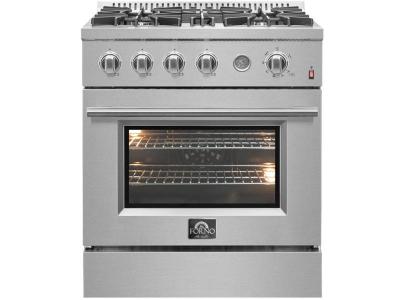 30" Forno Marco Gas Range 4 Burners 4.32 cu.ft. Convection Oven - FFSGS6277-30