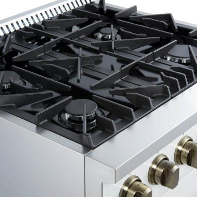 30" Forno Marco 4 Burners 4.32 cu.ft. Convection Oven Gas Range  - FFSGS6277-30WHT