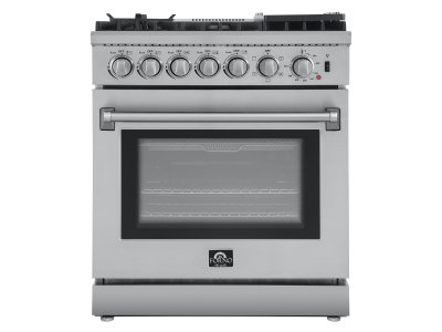 30″ Forno Lazio Freestanding Dual Fuel Range - FFSGS6196-30
