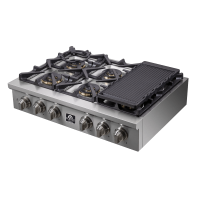 36" Forno Spezia Alta Qualita Pro-Style Gas Rangetop - FCTGS5751-36