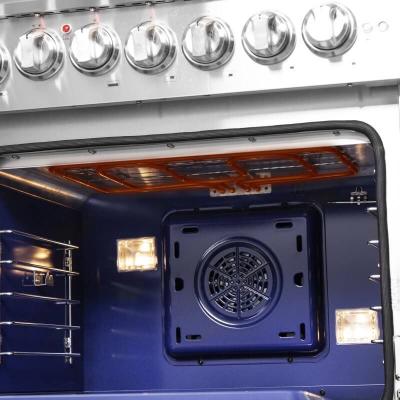48″ Forno Capriasca Freestanding French Door Dual Fuel Range - FFSGS6387-48