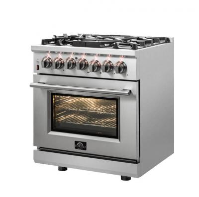 30″ Forno Massimo Freestanding Dual Fuel Range - FFSGS6125-30