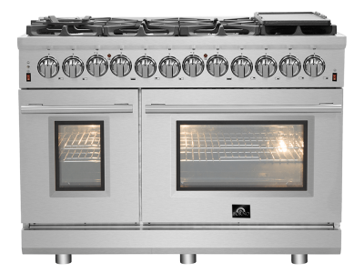 48″ Forno Massimo Freestanding Dual Fuel Range - FFSGS6125-48