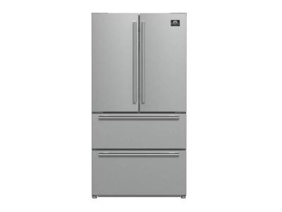 36" Forno 19.2 Cu.Ft. Moena French Door Refrigerator - FFRBI1820-36SB