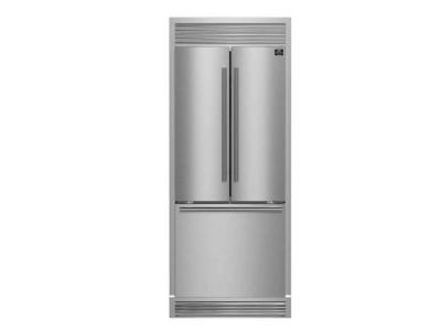 35" Forno 17.5 Cu. Ft. French Door Refrigerator with Bottom Freezer - FFFFD1974-35SG