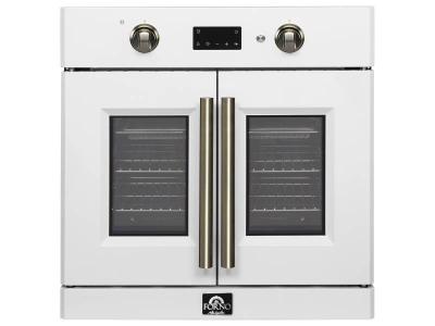 30" Forno  French Door Electric Single Wall Oven - FBOEL1333-30WHT