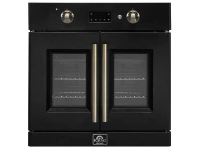 30" Forno  French Door Electric Single Wall Oven - FBOEL1333-30BLK