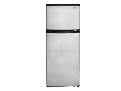 Apartment size stainless steel refrigerator discount