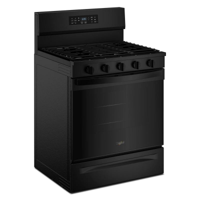 30" Whirlpool Gas Range with Air Cooking Technology - WFGS5730SB