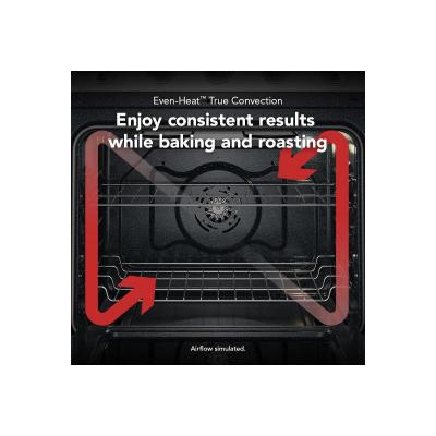 30" Kitchenaid 5.0 Cu. Ft. Smart Freestanding Gas Range with Convection Cooking Modes - KFGS530SPS