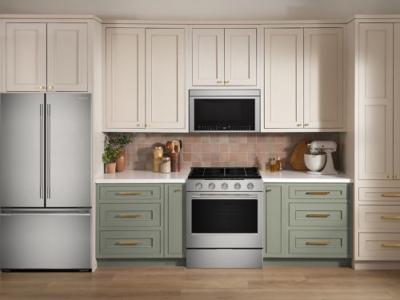 30" KitchenAid 5.0 Cu. Ft. Smart Slide-in Gas Range with Convection Cooking Modes - KSGS330SPS