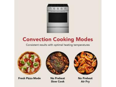 30" KitchenAid 5.0 Cu. Ft. Smart Slide-in Gas Range with Convection Cooking Modes - KSGS330SPS