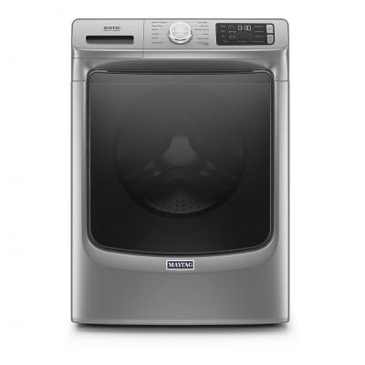 27" Maytag 5.5 Cu. Ft. Front Load Washer  7.3 Cu. Ft. Dryer and Stacking Kit - W10869845-MHW6630HC-MGD6630HC