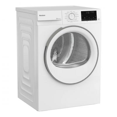 24" Blomberg 2.3 Cu. Ft. Compact Front Load Washer and 3.7 Cu. Ft. Vented Dryer - BLWM242300SWG-BLDV243700SEWG