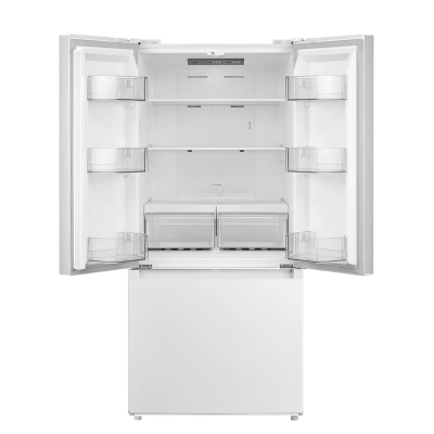 30" Midea 18.4 Cu. Ft. French Door Refrigerator with Recessed Handles - MRF18B4AWW
