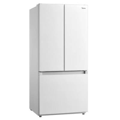 30" Midea 18.4 Cu. Ft. French Door Refrigerator with Recessed Handles - MRF18B4AWW
