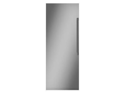 30" Monogram Fully Integrated Column Stainless Steel Door Panel Left Hand - ZK1SN309NLH