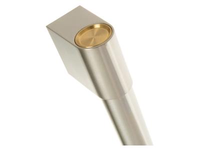 Monogram Side-By-Side Refrigerator Handle Kit Stainless Steel - ZKSS2H2PNSS