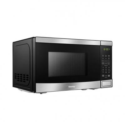 Danby DDMW007501G1 0.7 Cu ft Countertop Microwave in Stainless Steel