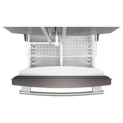 36" KitchenAid 25 Cu. Ft. Standard-Depth French Door Refrigerator - KRFF136SPS