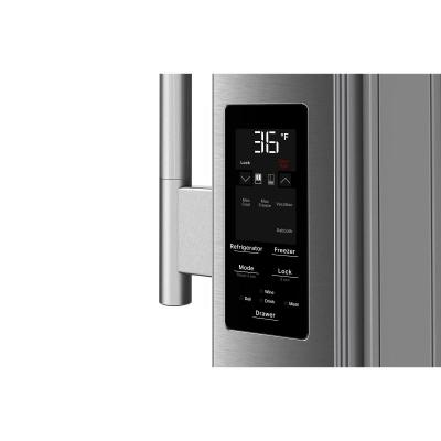 KitchenAid 29 cu. ft. French Door Refrigerator with Exterior Water - KRMF436SPS