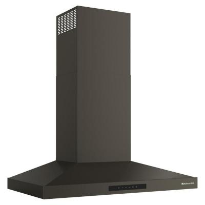 36" KitchenAid Wall-Mount 4-Speed Canopy Hood - KVWC736SBE