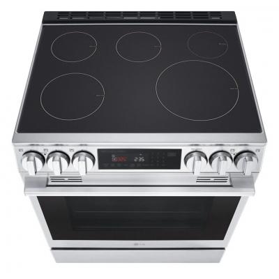 30" LG Smart Induction Slide-In Range with InstaView - LSIL6336XE