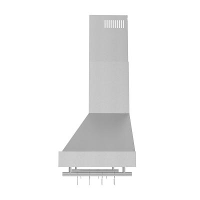 48" Forno Venezia Wall-Mounted Range Hood in White with Antique Brass Accessories Touch Controls and Baffle Filters - FRHWM5503-48WHT