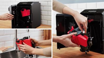 Bosch 300 Series VeroCafe Fully Automatic Coffee Machine with Removable Water Tank in Silver - TIU20307