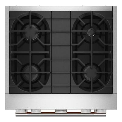30" Kitchenaid 4 Burner Commercial-Style Dual Fuel Range - KFDS930SDC