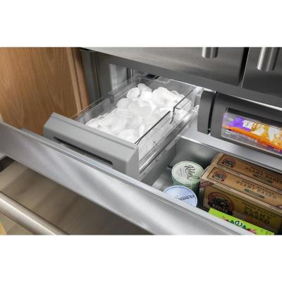 36" Kitchenaid 20.8 Cu. Ft. Built-In French Door Bottom Mount Refrigerator - KBFN536SJP