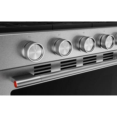 30" Kitchenaid 5.0 Cu. Ft. Smart Freestanding Gas Range with Convection Cooking Modes - KFGS330TPS