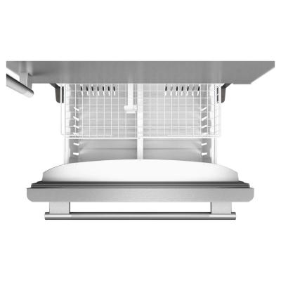 33" Kitchenaid 22 Cu. Ft. Standard-Depth Bottom Mount Refrigerator with Right Door Swing - KRBR133SPS