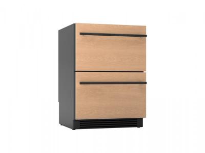 24" Zephyr Presrv  3.9 Cu. Ft. Panel Ready Refrigerator Freezer Drawers - PRRFD24C2AP