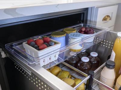 24" Zephyr Presrv 3.9 Cu. Ft. Refrigerator Freezer Drawers - PRRFD24C2AS