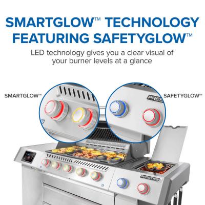 77" Napoleon Prestige PRO 665 Elite Liquid Propane 5 Main Burners Grill - PRO665VXRSIBPSS