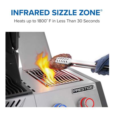 77" Napoleon Prestige PRO 665 Elite Liquid Propane 5 Main Burners Grill - PRO665VXRSIBPSS