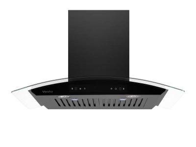 30" Vesta Amsterdam 800 CFM Wall Mount Range Hood in Black Stainless Steel - VRH-AMSTERDAM-30BS