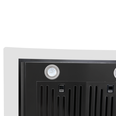 30" Vesta Amsterdam 800 CFM Wall Mount Range Hood in Black Stainless Steel - VRH-AMSTERDAM-30BS