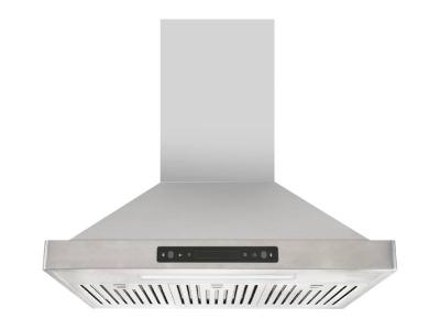 36" Vesta Brussels 800 CFM Wall Mount Range Hood in Stainless Steel - VRH-BRUSSELS-36SS