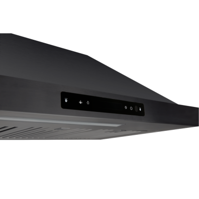 30" Vesta Brussels 800 CFM Wall Mount Range Hood in Black Stainless Steel - VRH-BRUSSELS-30BS