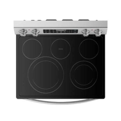 30" Midea 6.3 Cu. Ft. Freestanding Electric Range with 5 Elements and Self-Clean - MER30A15ASTC
