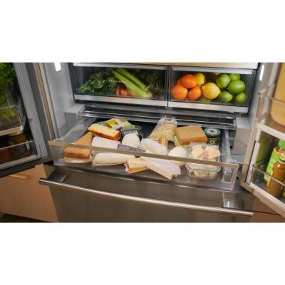 36" Kitchenaid Counter-Depth French Door Refrigerator with Intelligent Auto Fill - KRFC536SBE
